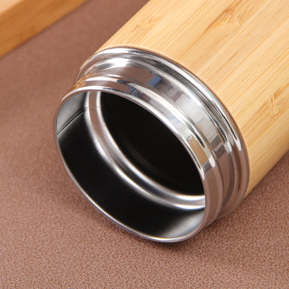 Premium Bamboo Water Bottle (500ml)